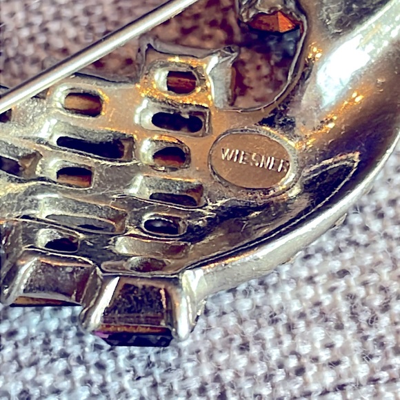 Wiesner vintage Brooch signed - Picture 3 of 7